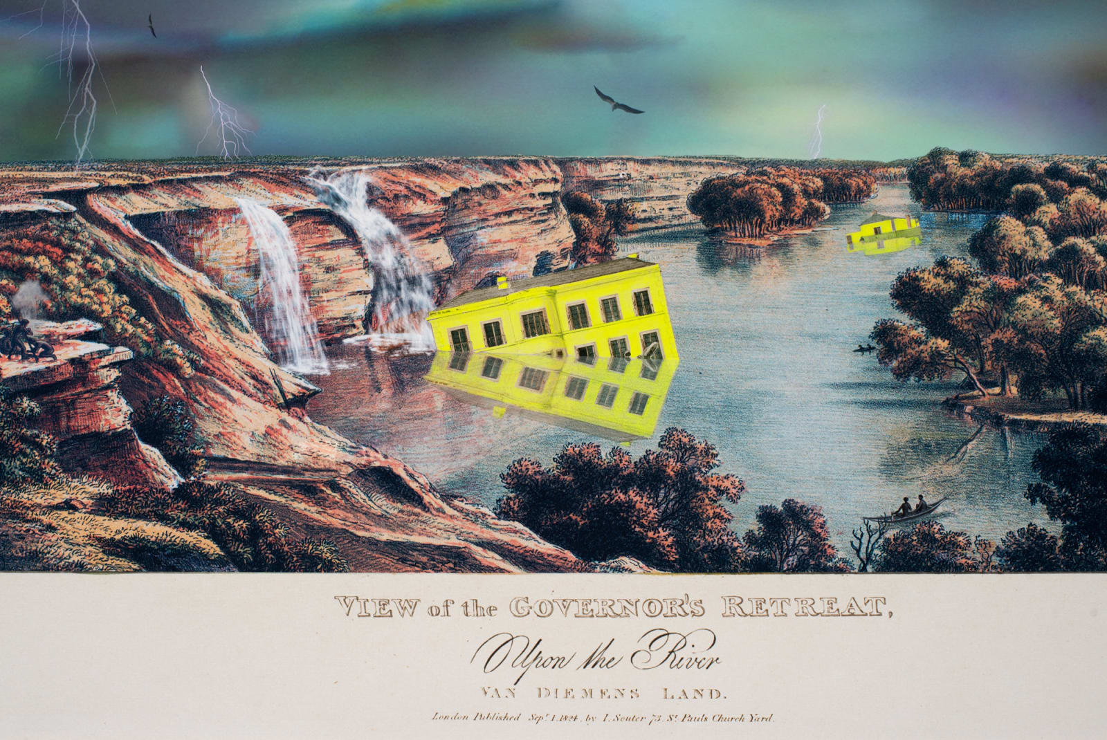 Joan Ross, Things also go wrong in mansions. Upon the river, Van Diemens Land, 2023