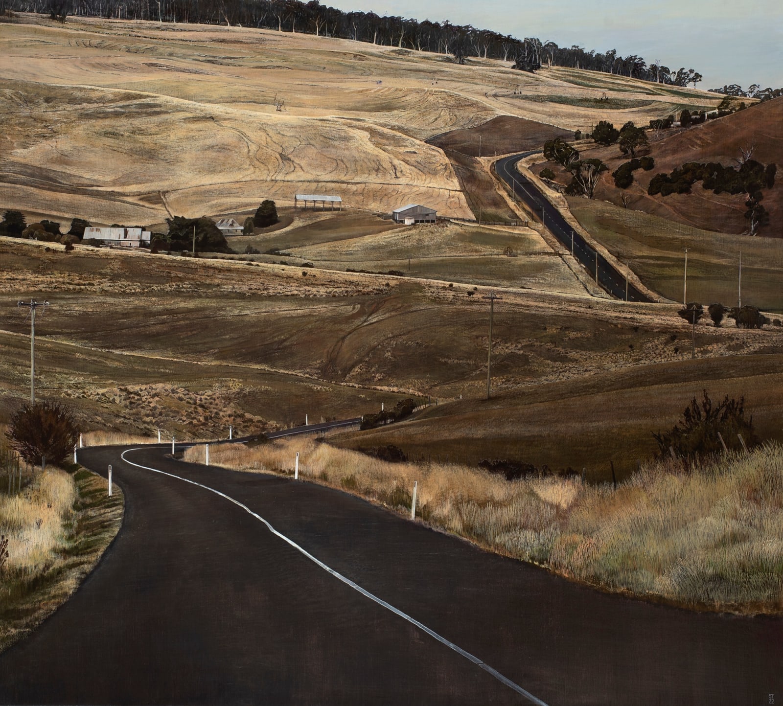 Stephanie Tabram, On Hollow Tree Road, 2023