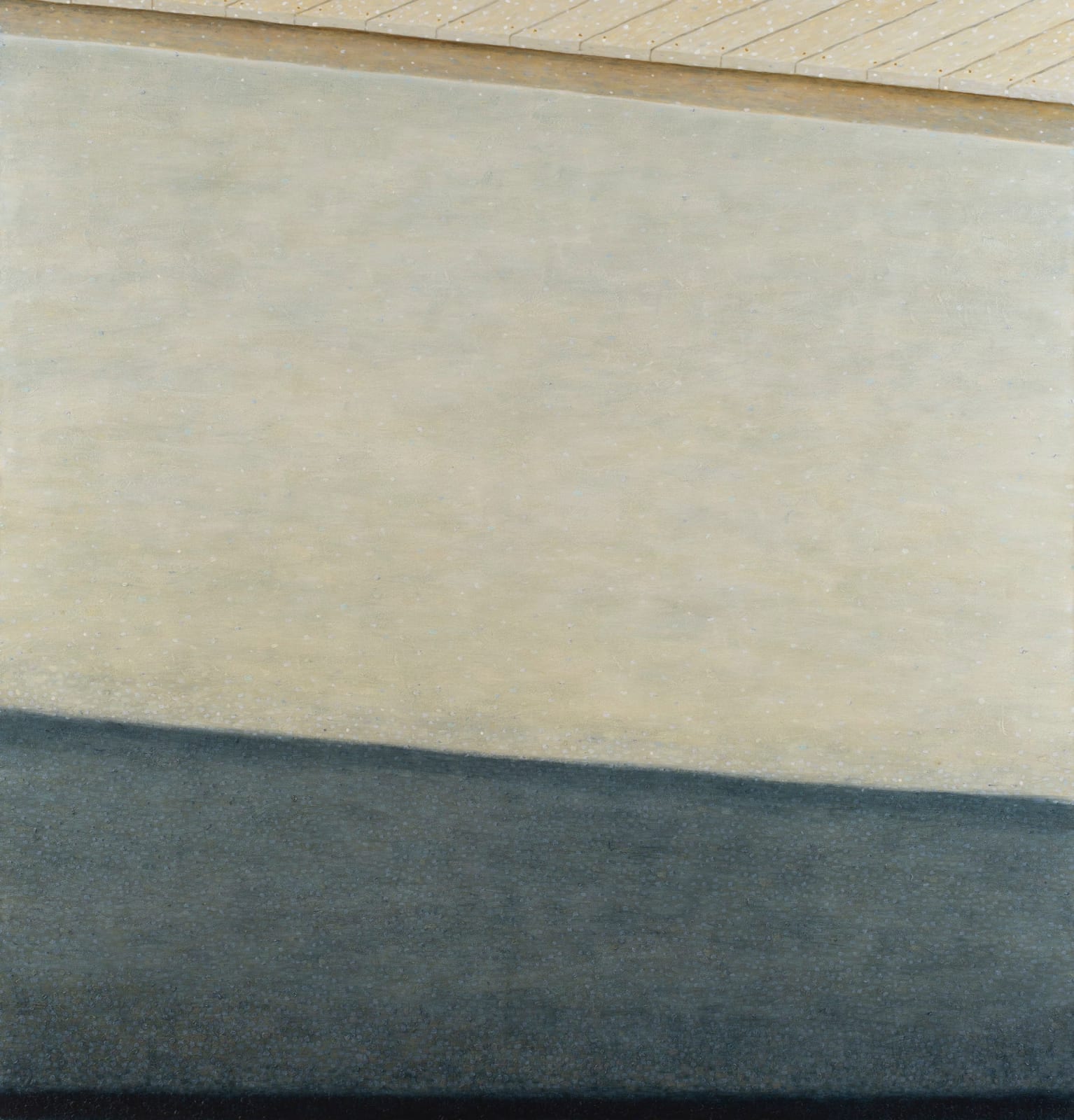 Tim Burns, Jetty, the line of thought poised above the plane, 2024