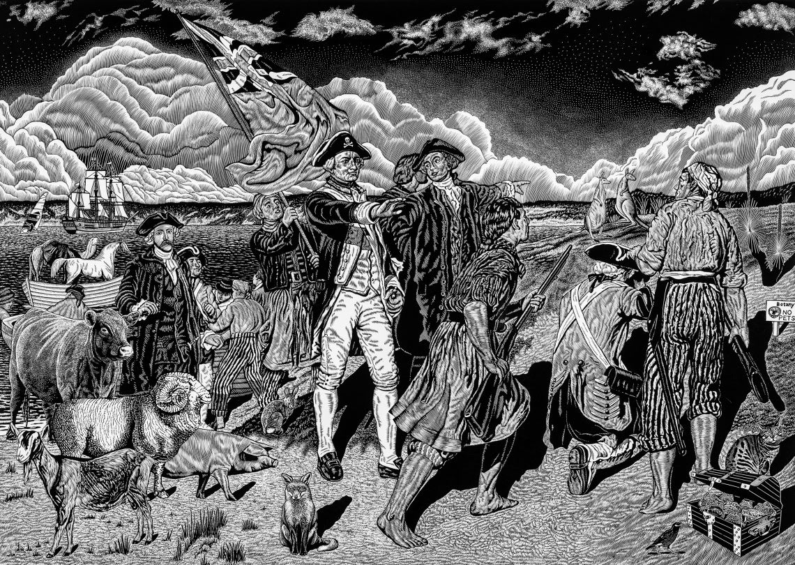 Rew Hanks, STOP! There’s No Need to Shoot the Natives, 2013