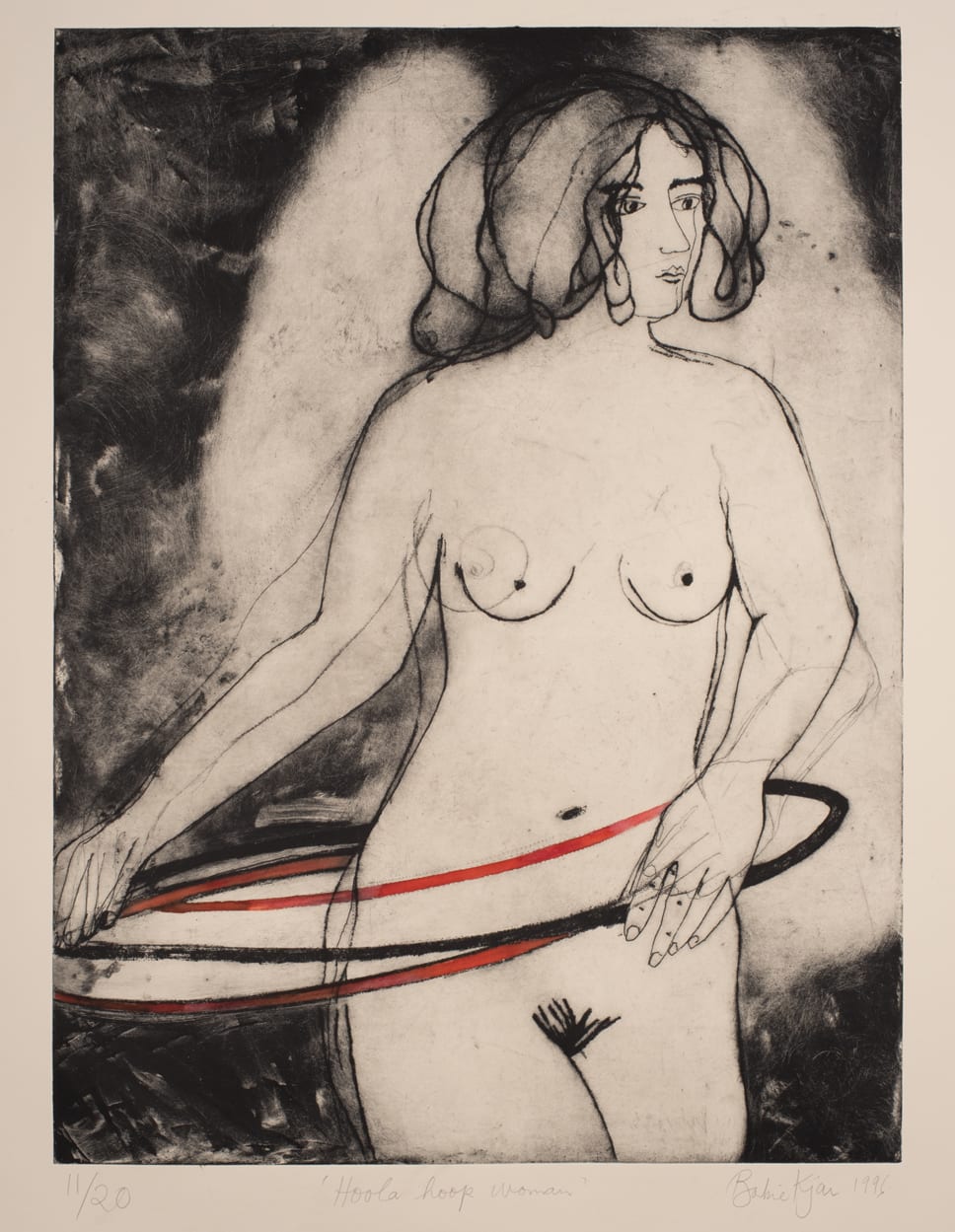 Barbie Kjar, Hoola hoop woman , 1996