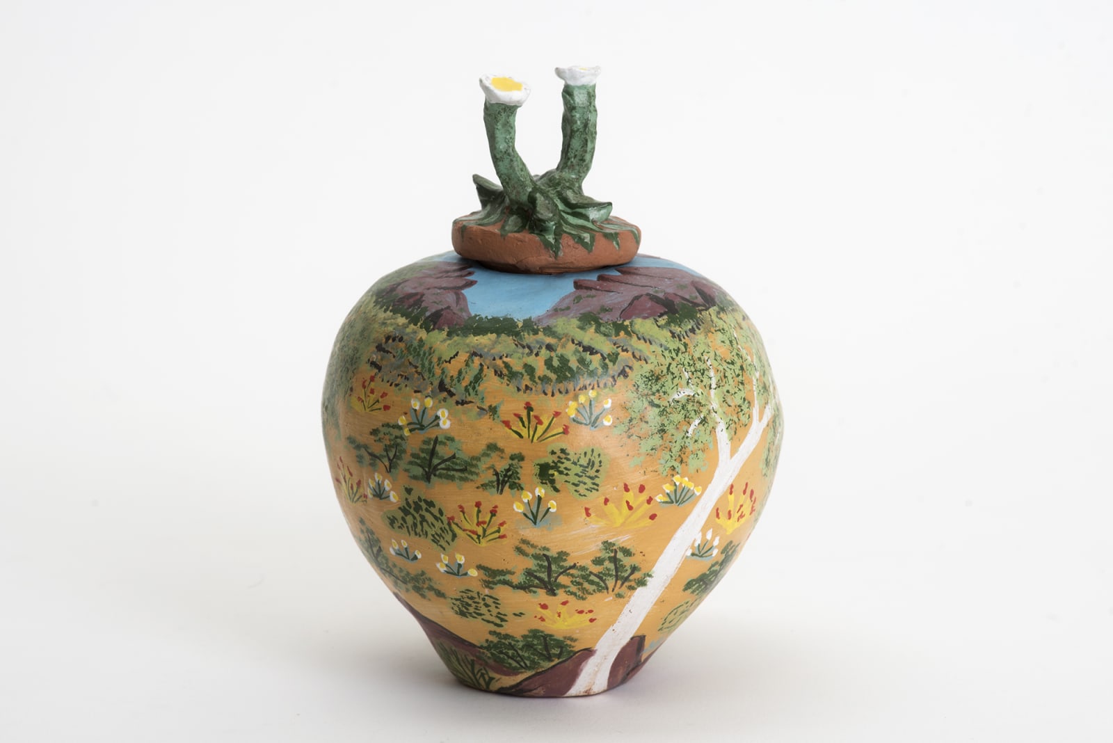 Anita Ratara Mbitjana, Egg Flower Pot, 2018