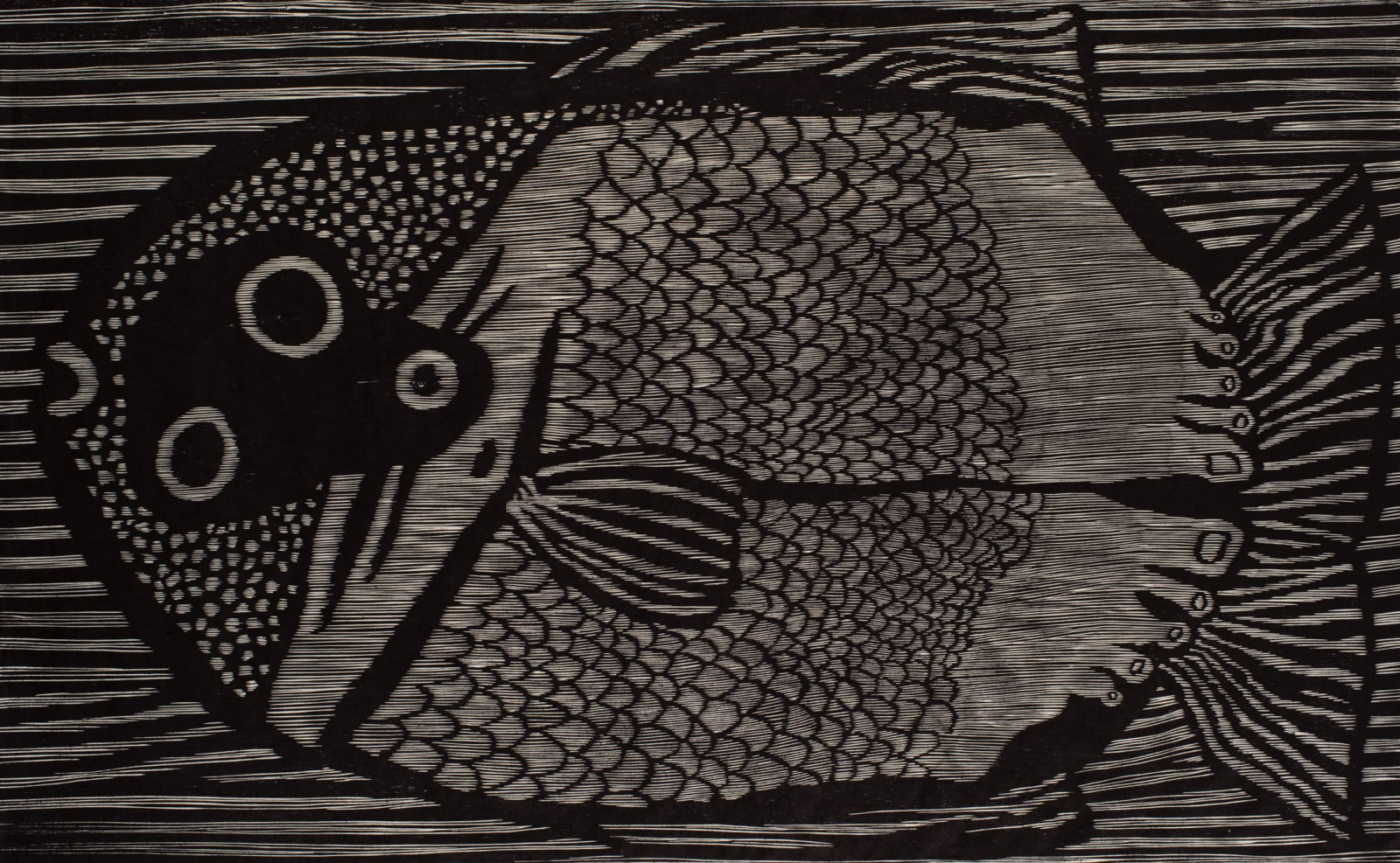 Michael Schlitz, Man in the fish, 2024