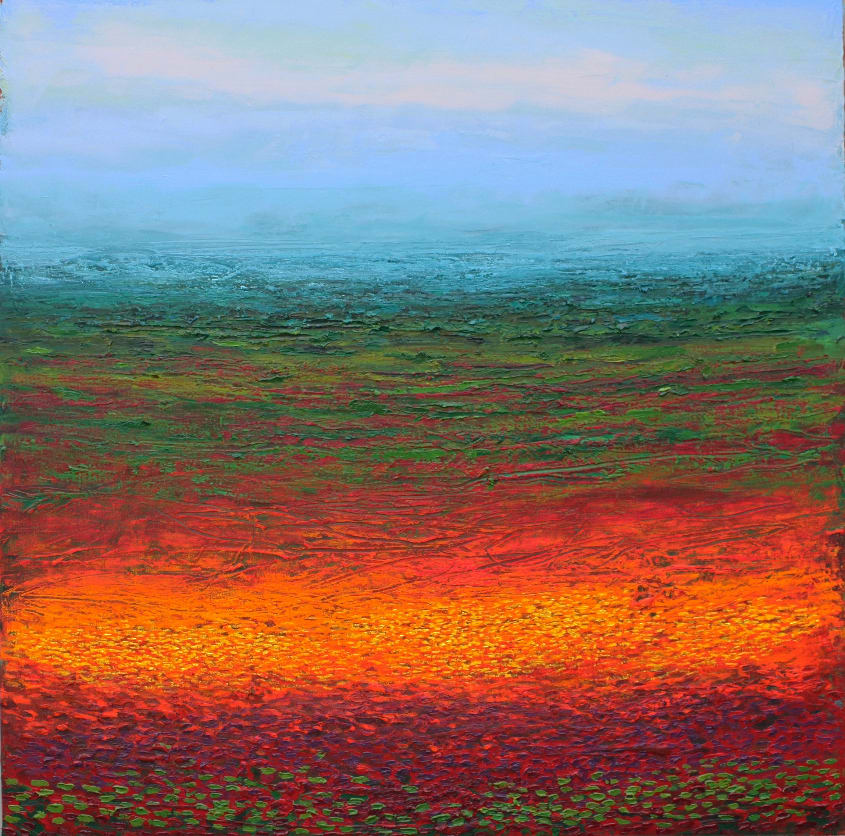 Patrick Grieve, Red Velvet Landscape KH, 2015