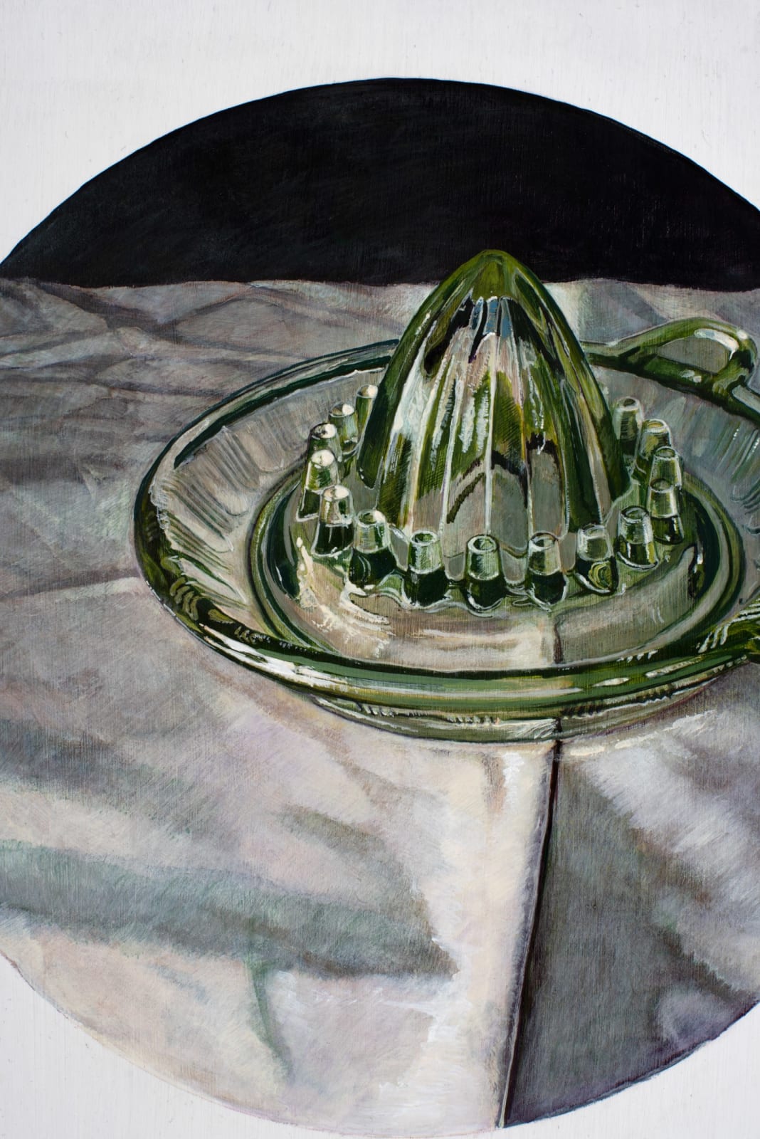 Stephanie Tabram, Green Glass, 2022