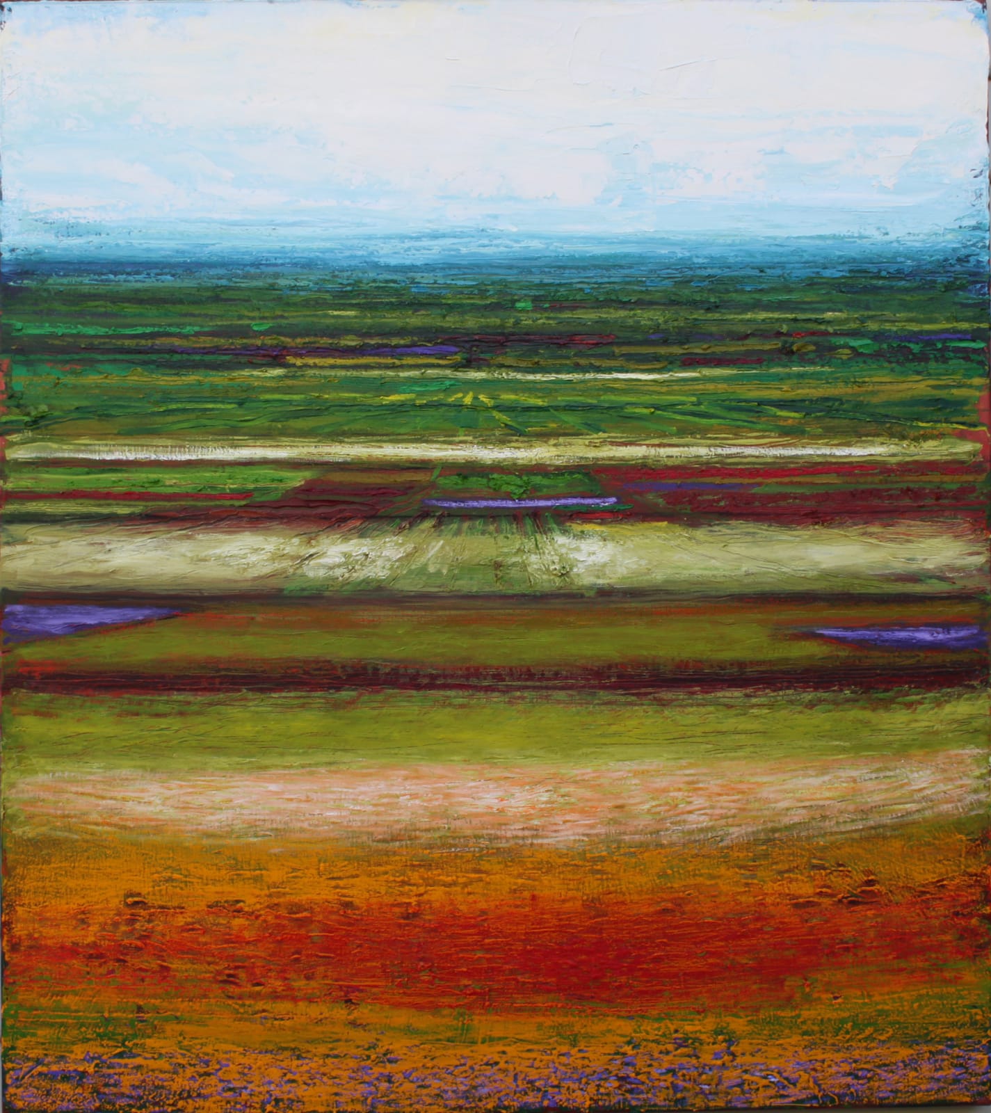 Patrick Grieve, Pattern fields, research farmland, 2018