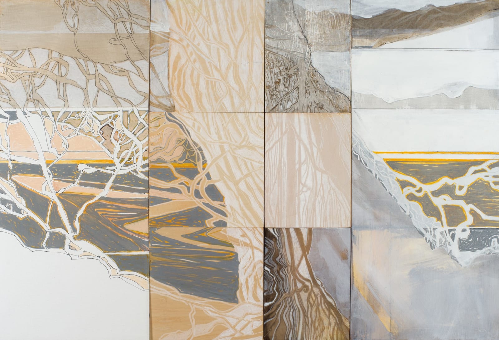 Caroline Rannersberger, Sienna Trees and Ocean , 2022