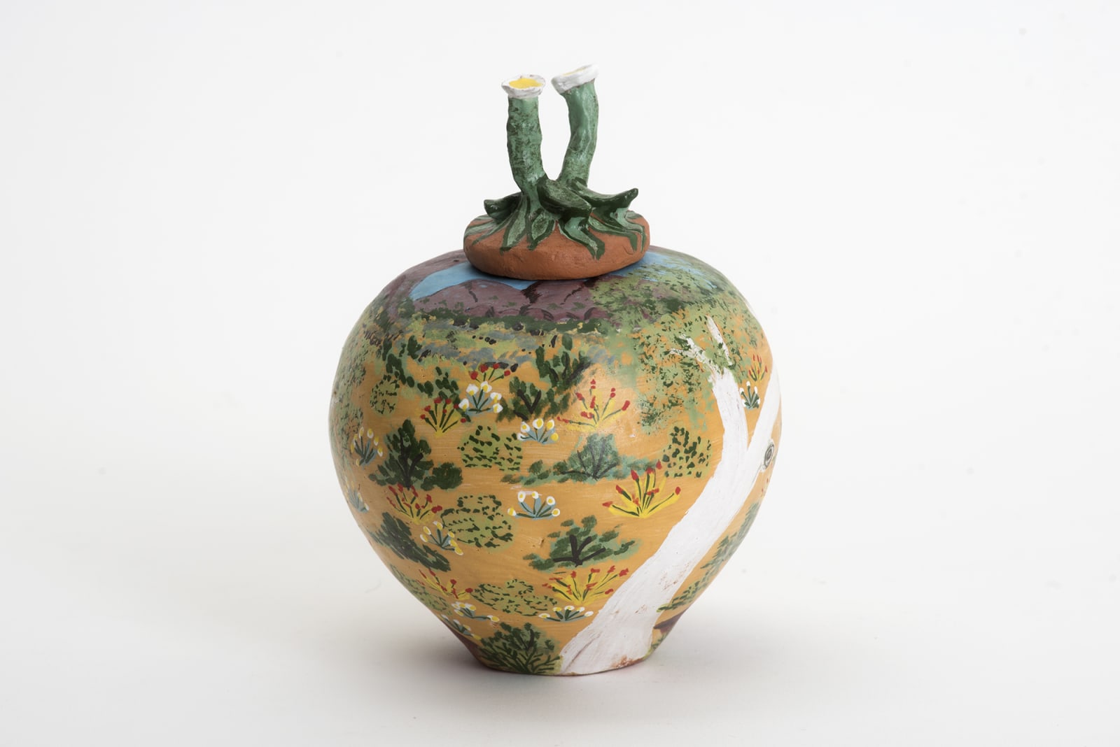 Anita Ratara Mbitjana, Egg Flower Pot, 2018