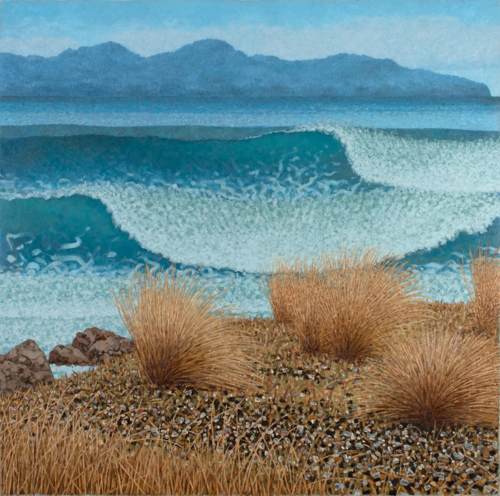 Richard Wastell, East Coast ground swell and shell fragments, 2021