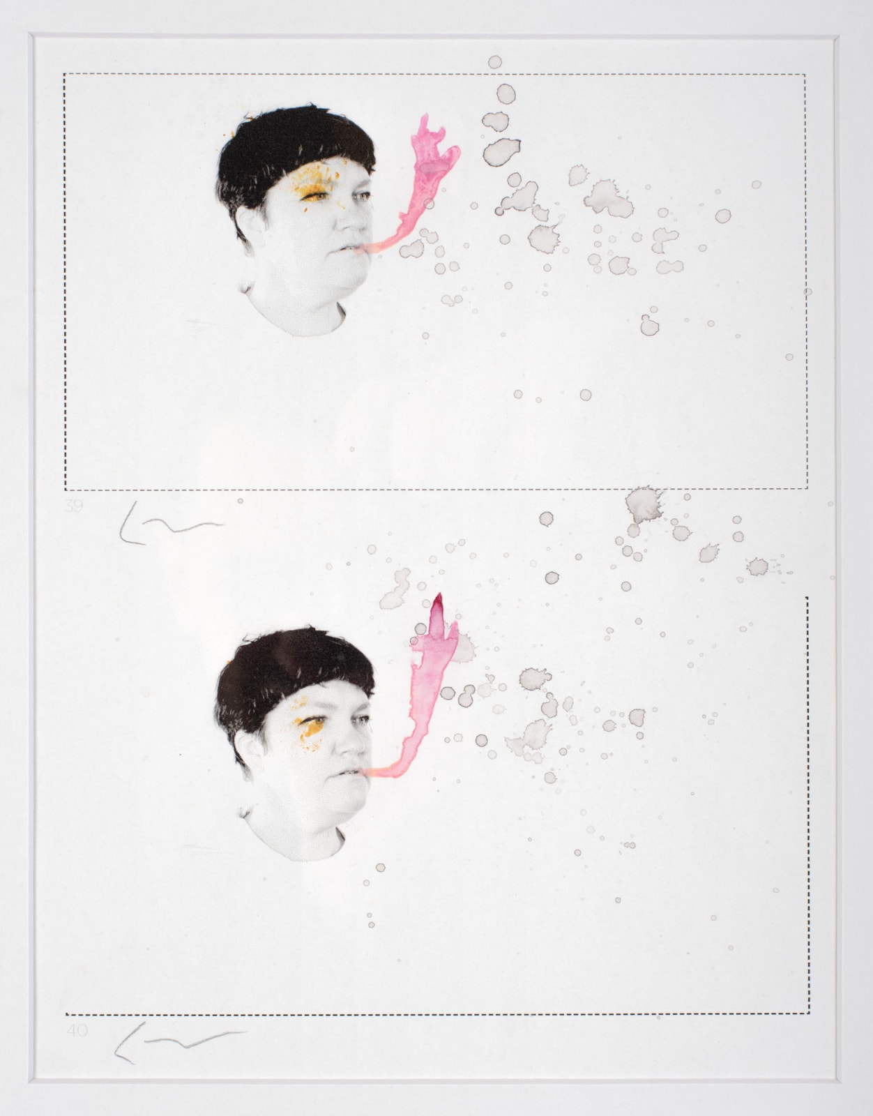 Sally Rees, Flock (Mish) production frames 39-40, 2020