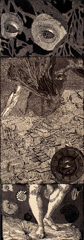 Helen Wright, The Exquisite Corpse of Seaweed Man, 2011