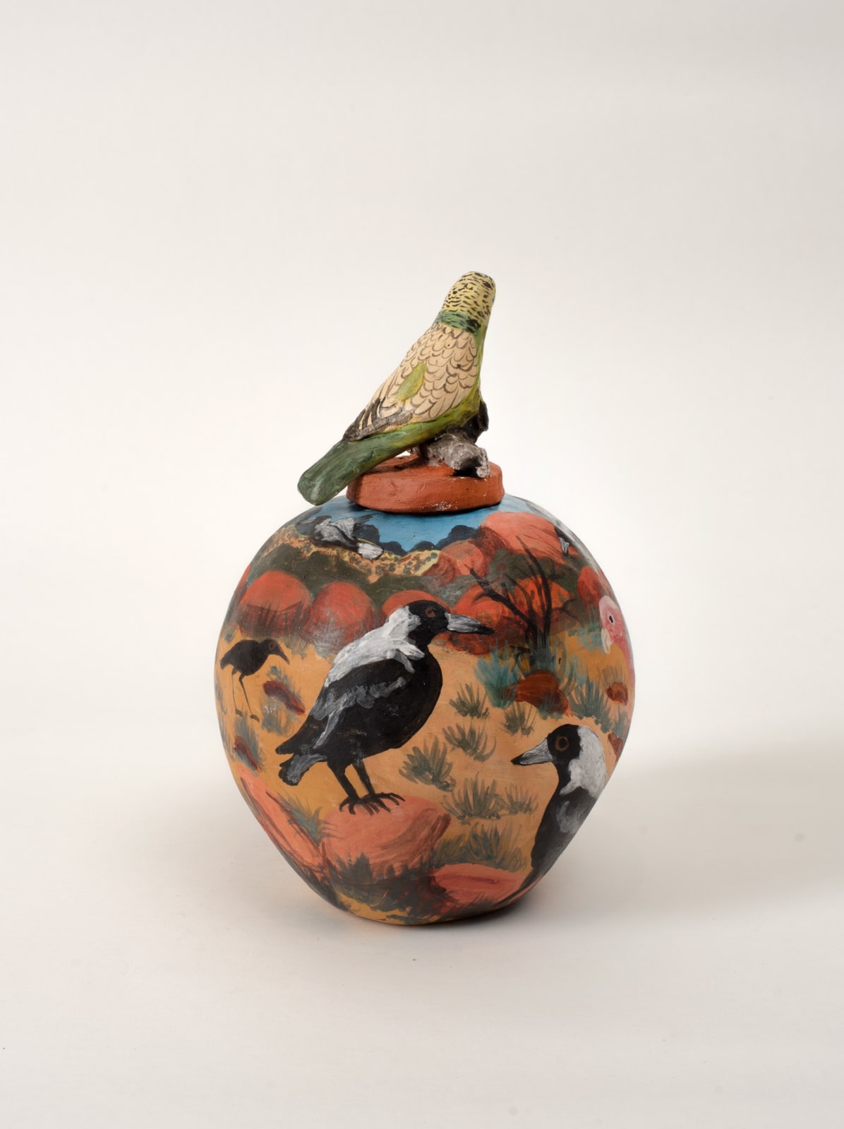 Judith Pungarta Inkamala, Thepa Mapa (big mob birds)/ Lyerrtjina (budgerigar), 2024