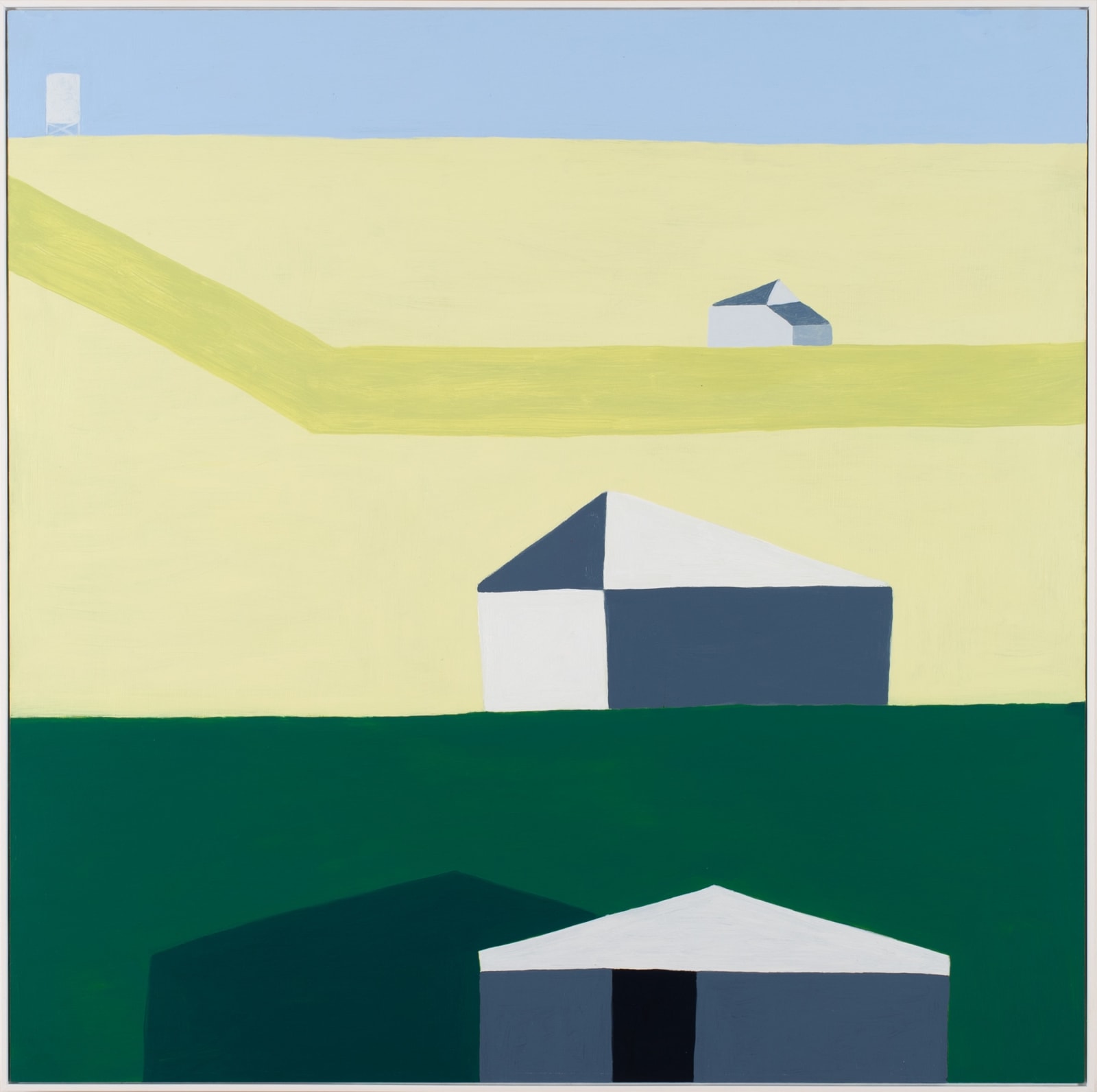 Neridah Stockley, three tanks and a shed, 2023