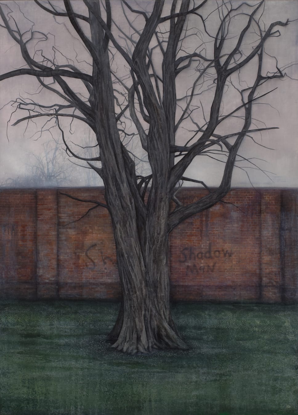 Nicholas Blowers, Shadow Man, Winter morning, 2013