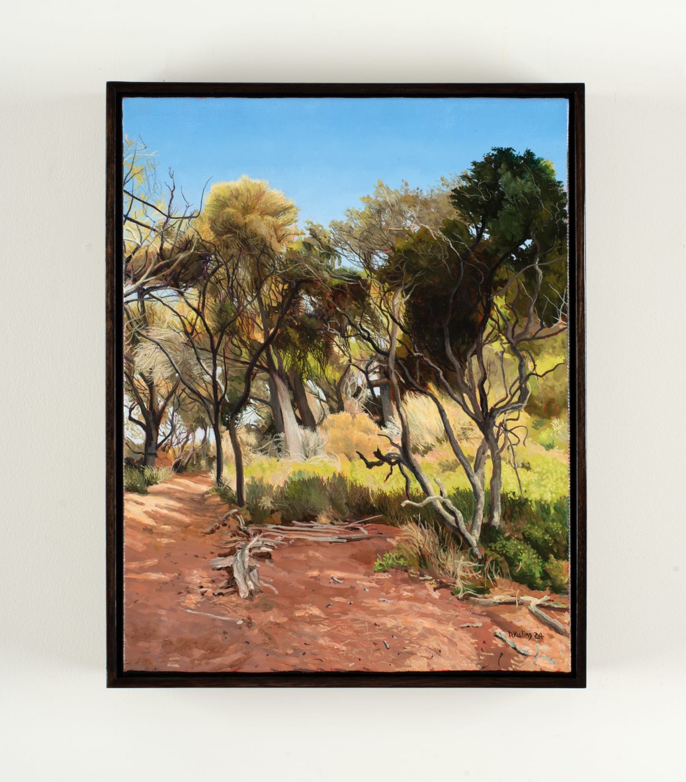 David Keeling, Through the trees (to the water), 2024