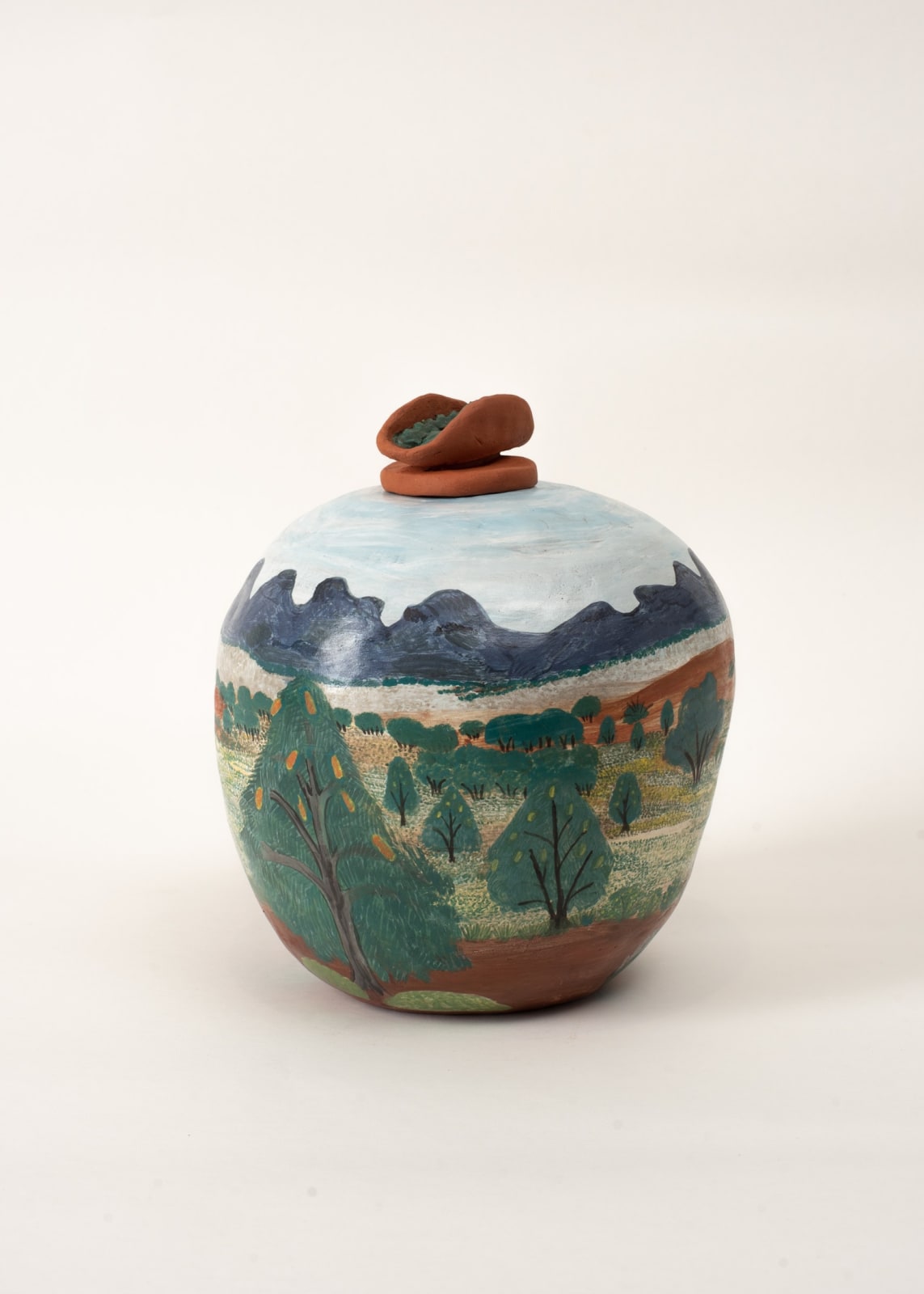 Hayley Coulthard Panangka, Marna inmurta (mustard grass), 2024