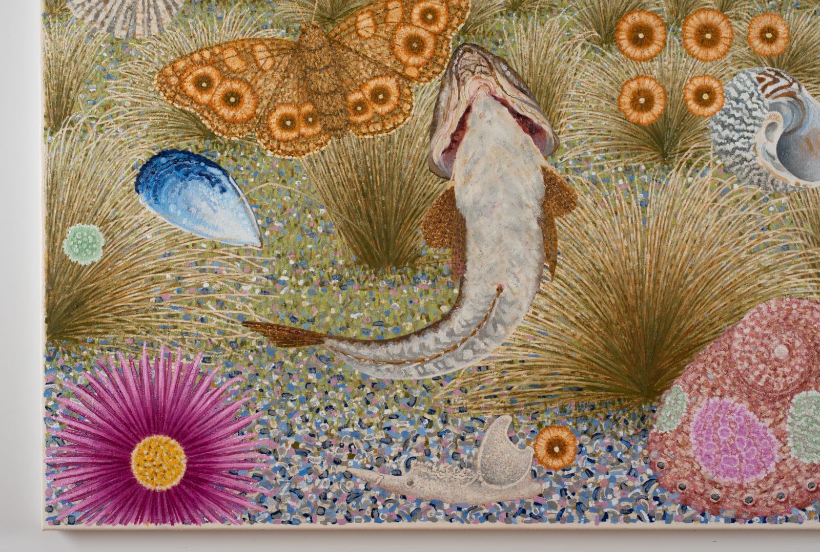 Richard Wastell, Travelling home. East Coast garden, 2024