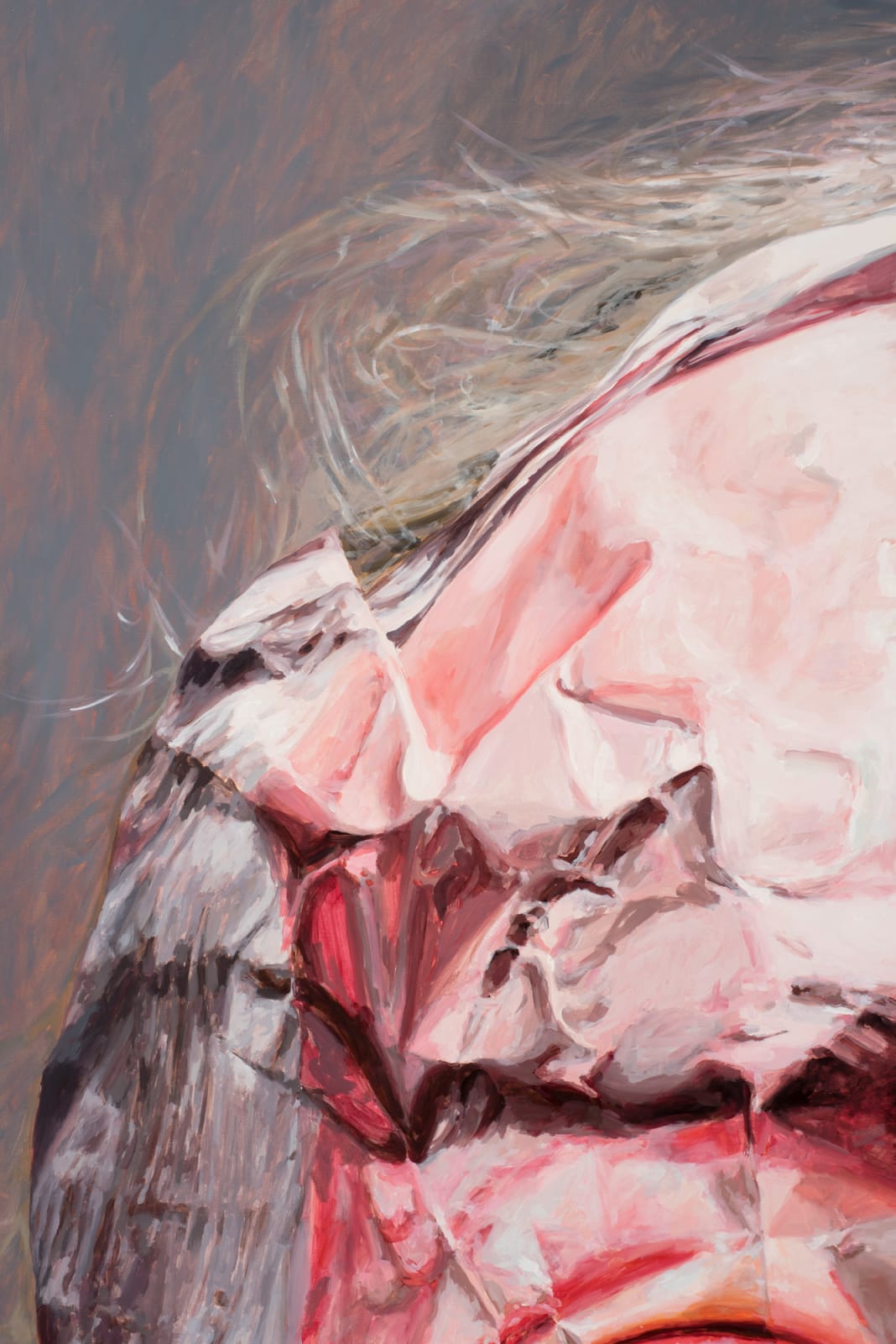 Amanda Davies, Crushing, self portrait, 2019