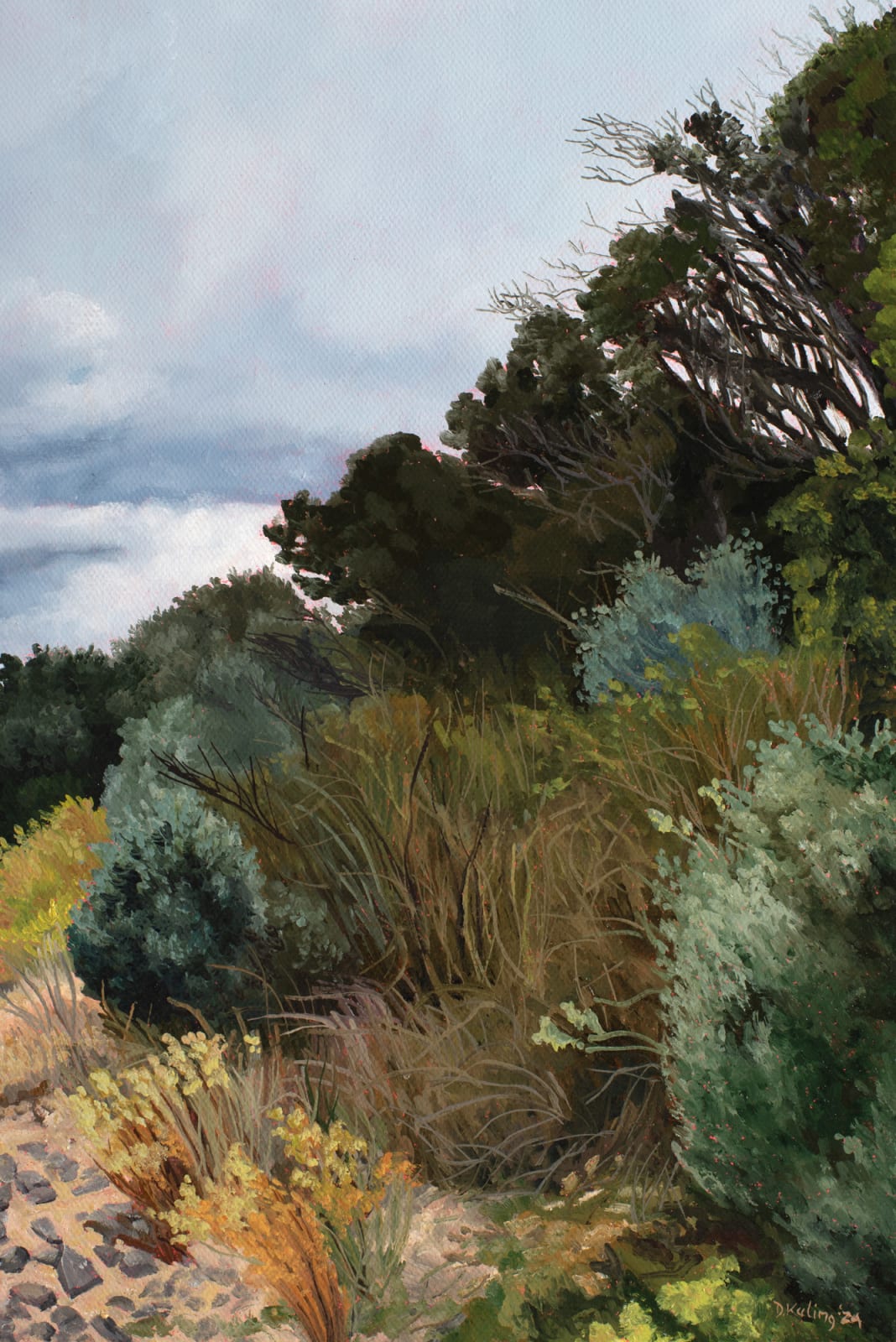 David Keeling, Across the Strait, 2024