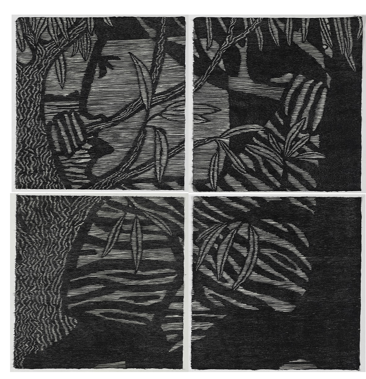 Michael Schlitz, White Tree Black Tree 2, 2018
