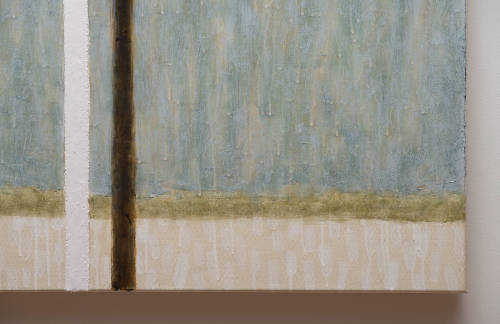 Tim Burns, I fill the air and my white shadow holds the wind, 2019