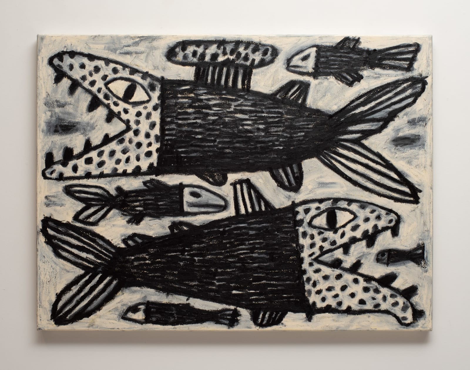 Tom O'Hern, There are no sacred and unsacred places; There are only sacred places and desecrated places (prehistoric sharks), 2025