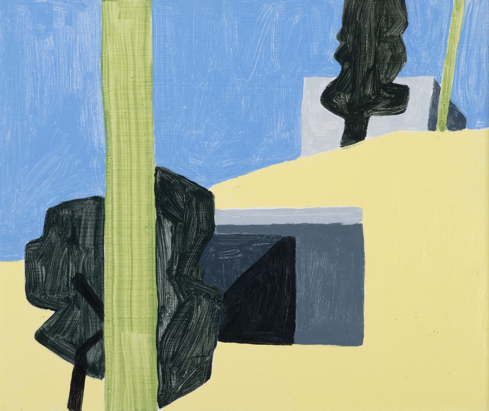 Neridah Stockley, Green pole, 2022