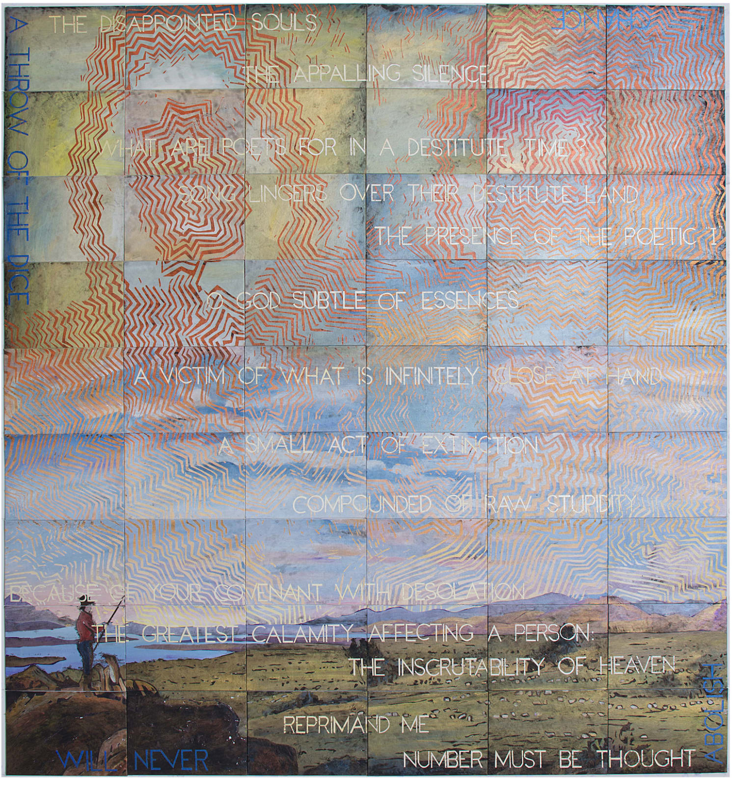 Imants Tillers & Greg Lehman, The Disappointed Souls, 2017