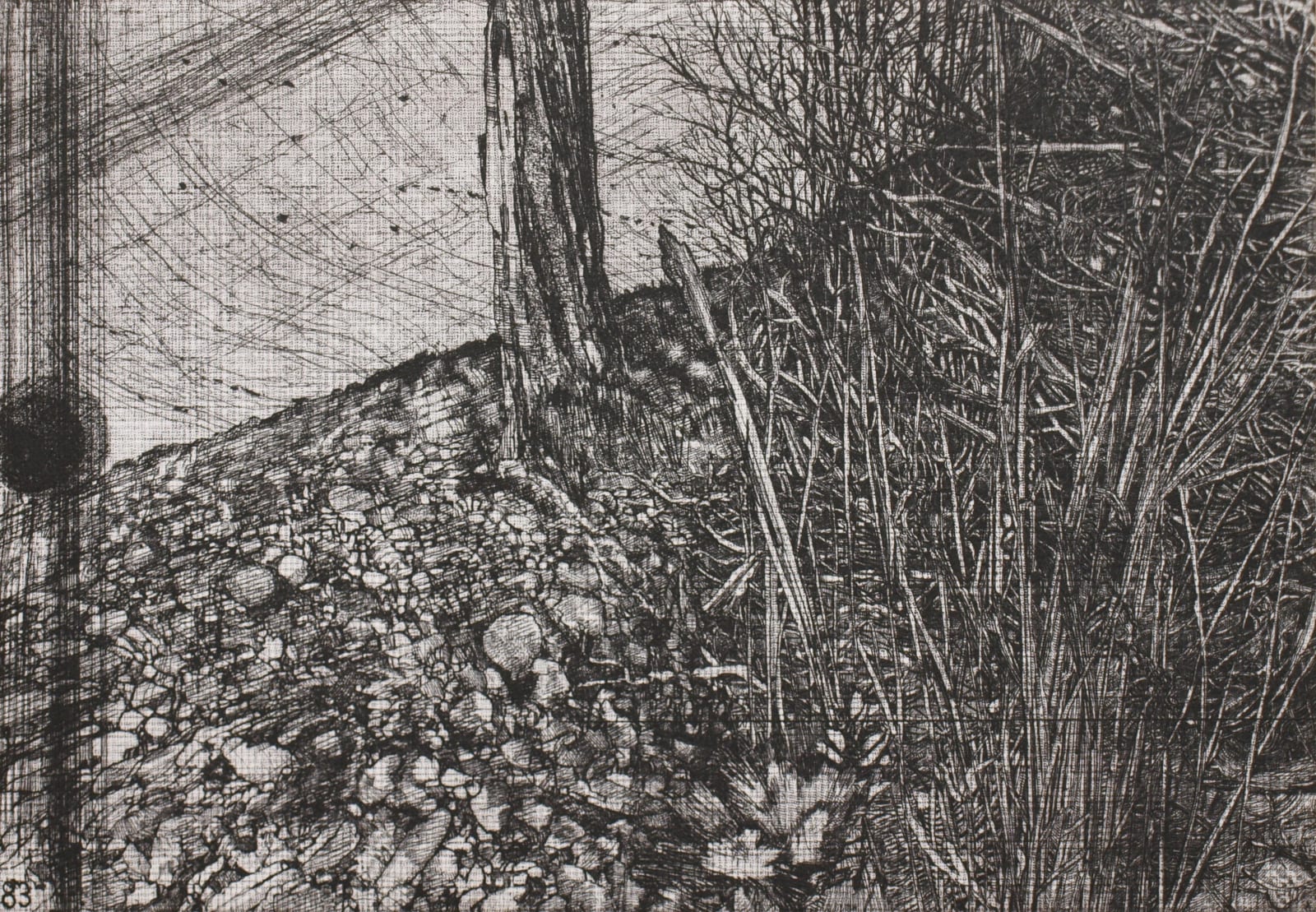 Raymond Arnold, Elsewhere World Fragment No 83 2nd state, 2019