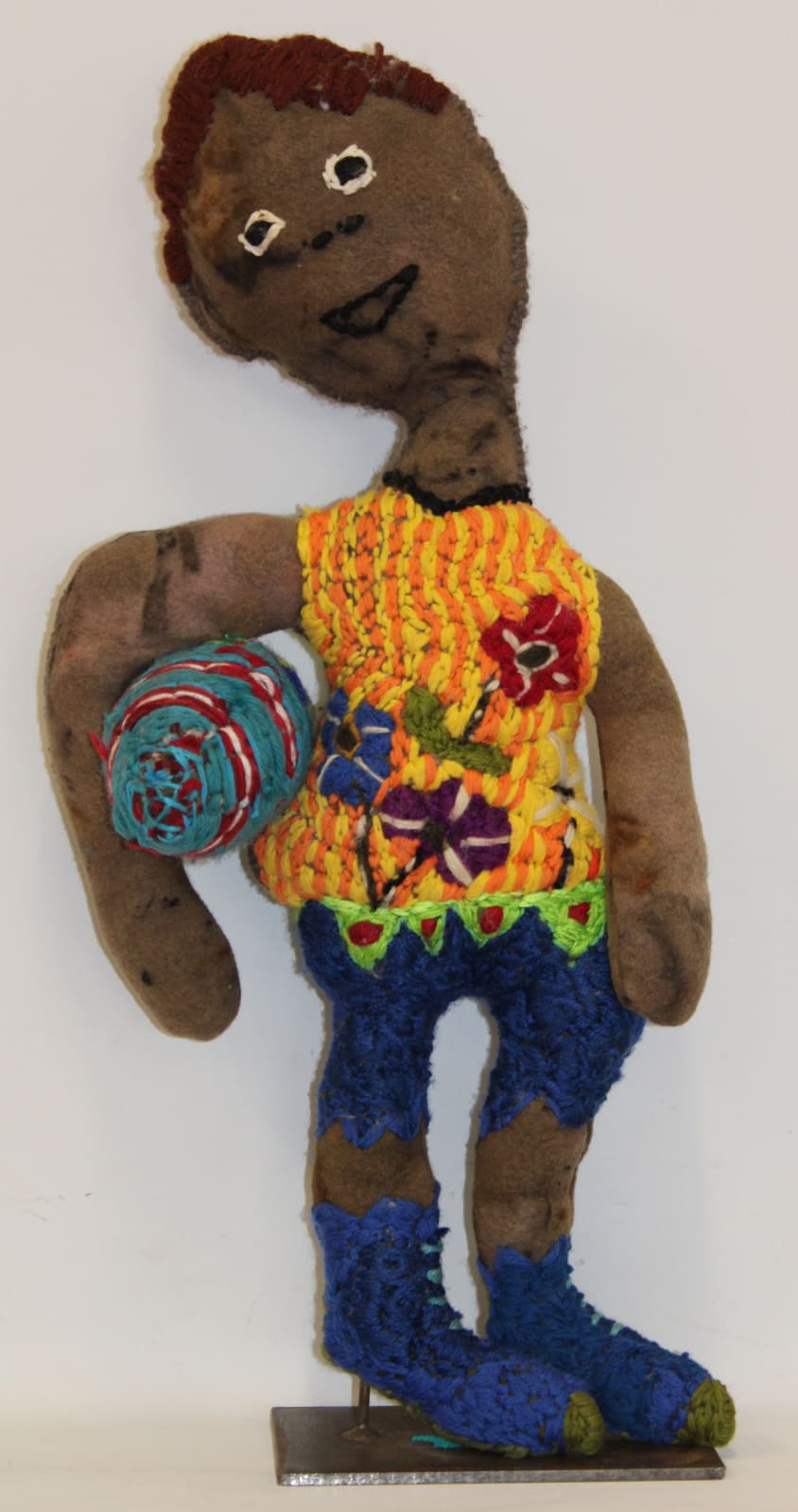Beth Ebatarinja, Self Portrait with Football, 2024