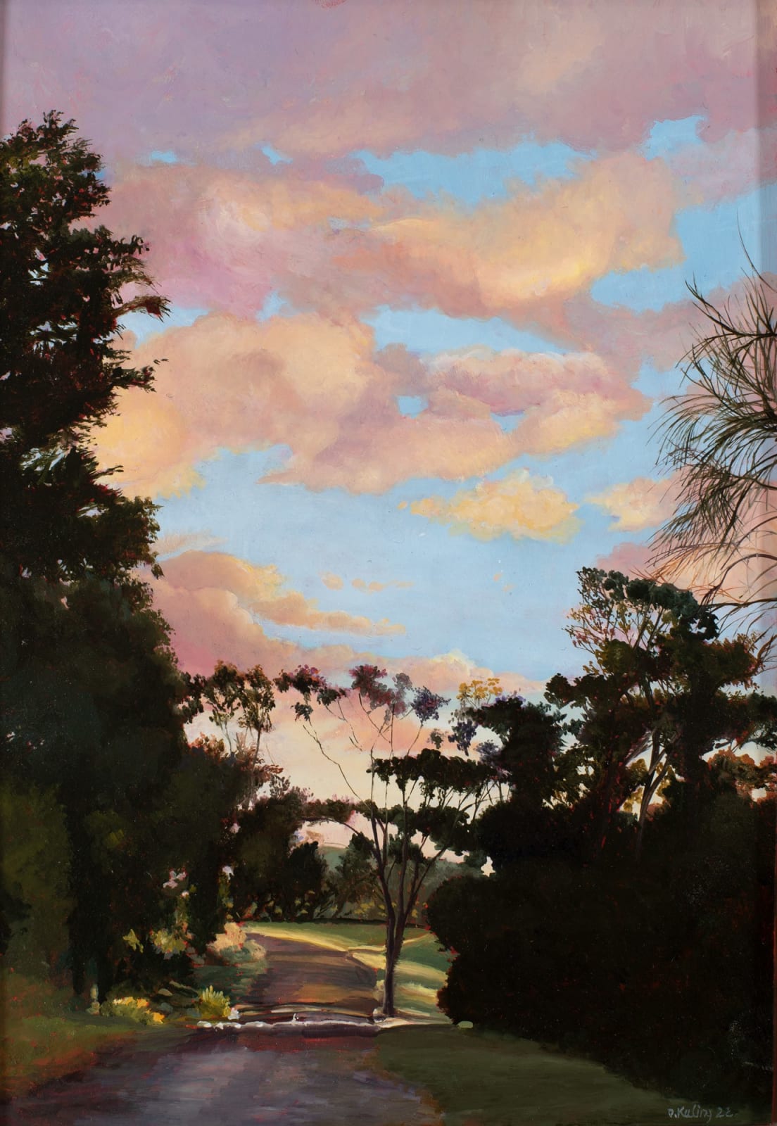 David Keeling, Pink sky at night, 2022