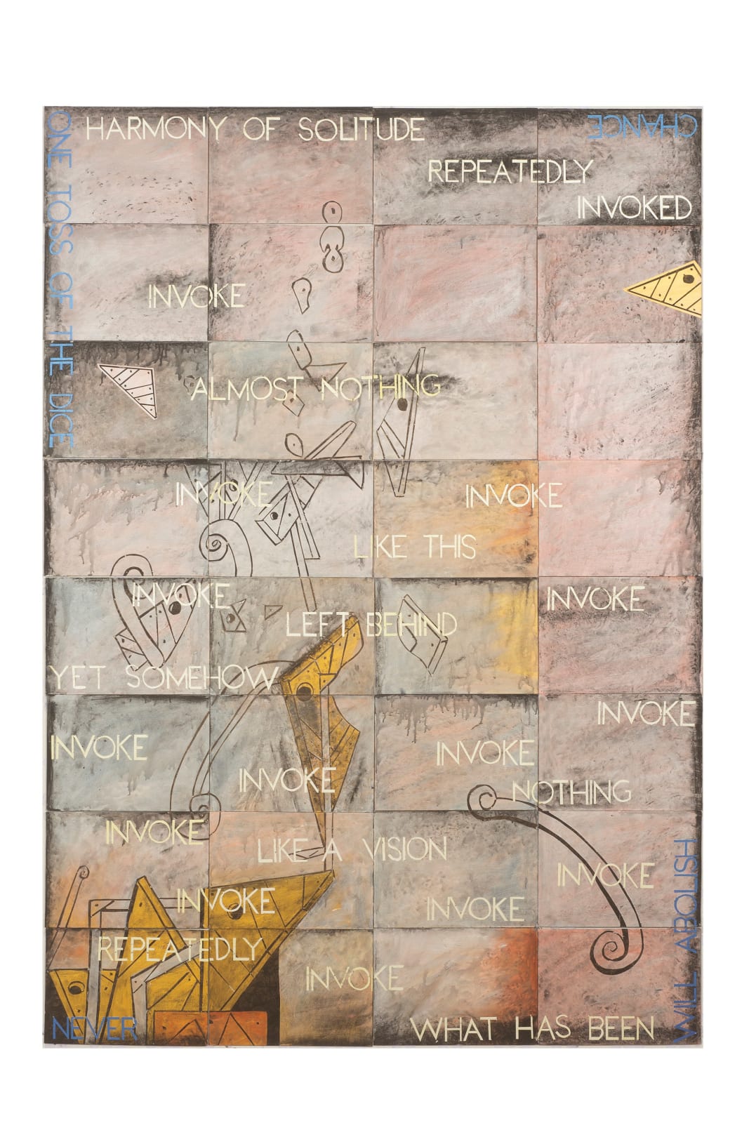 Imants Tillers, Harmony of Solitude, 2025