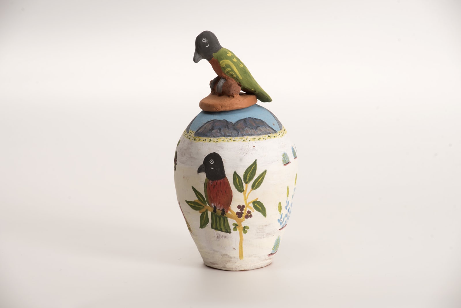 Dawn Wheeler Ngala, Urlpaatja (green parrot), 2019