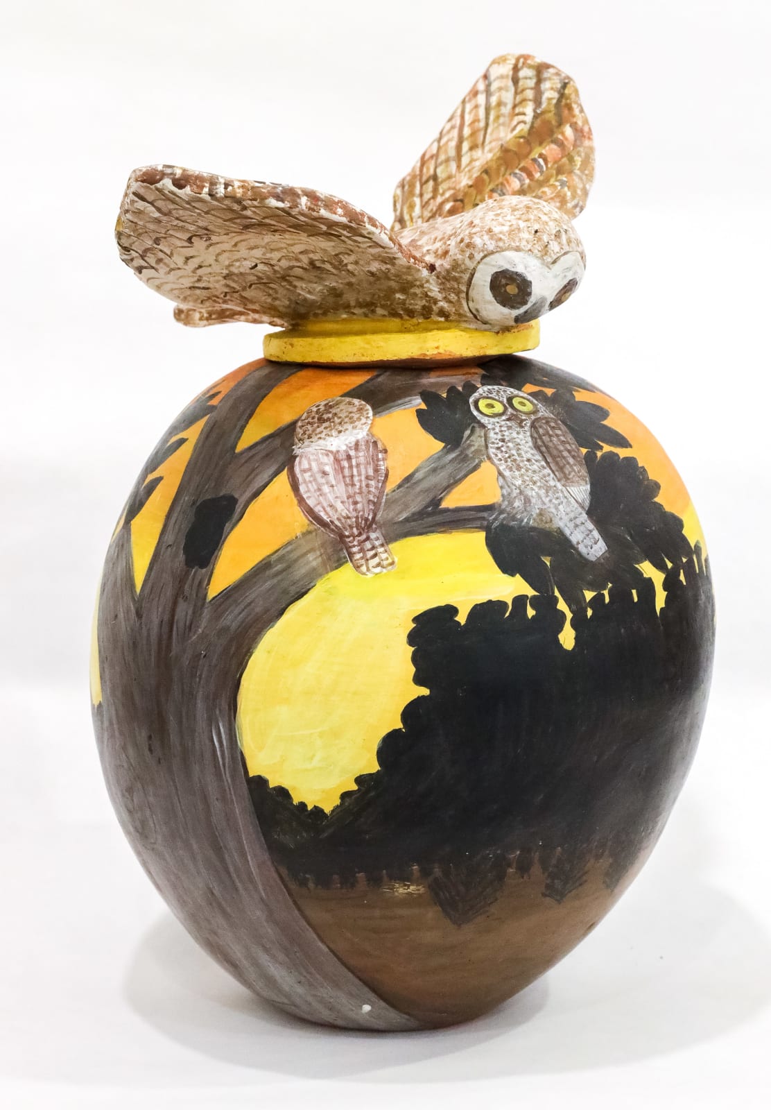 Hayley Panangka Coulthard, Kurrkurrka (boobook owl), 2021