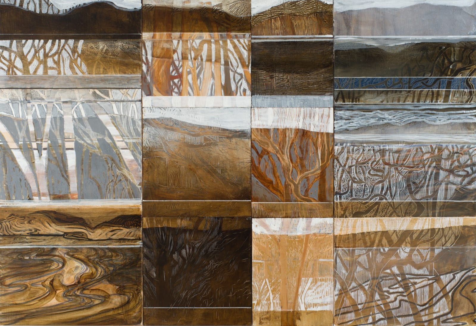 Caroline Rannersberger, Ochre Trees and Ocean , 2022