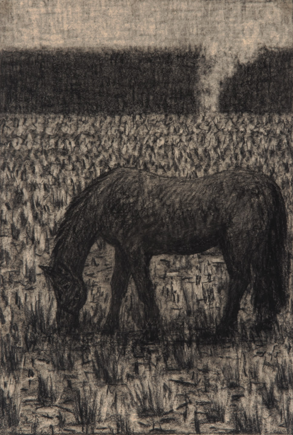 Richard Wastell, Horse and Smoke, 2014