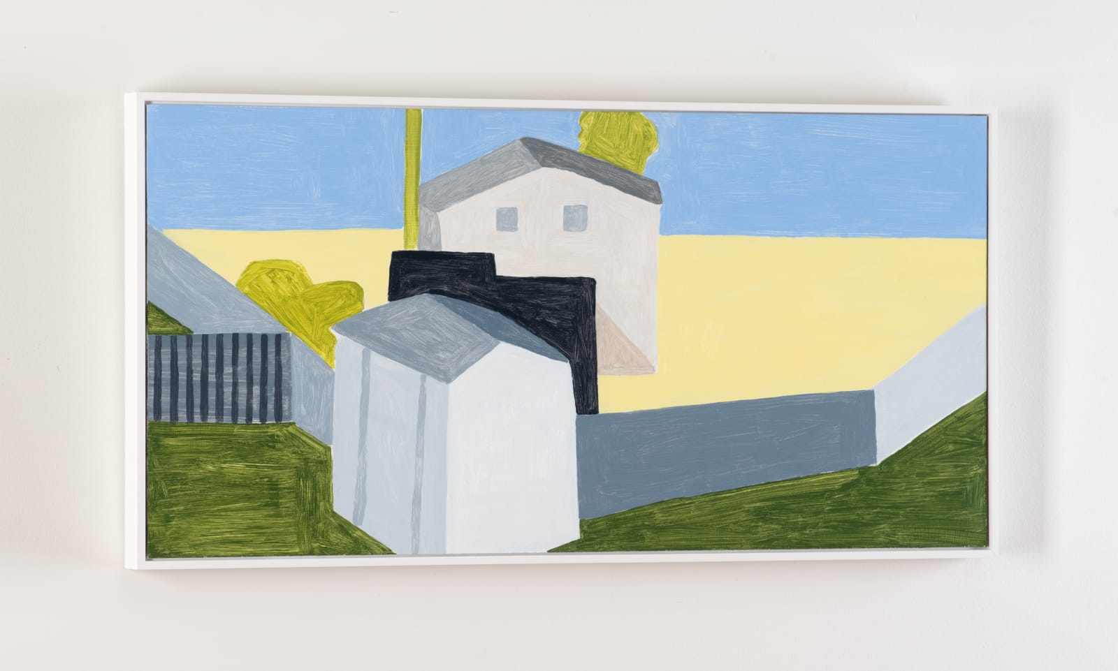 Neridah Stockley, Beach house with a shed, 2022