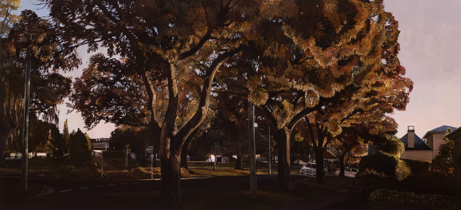 Stephanie Tabram, Evening in the Town, 2019