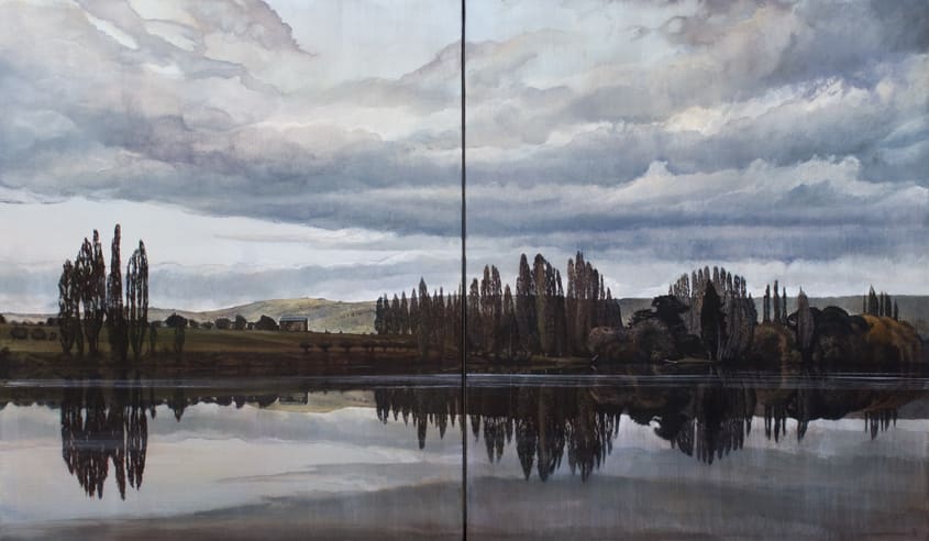 Stephanie Tabram, Across Dunrobin Bridge, 2015