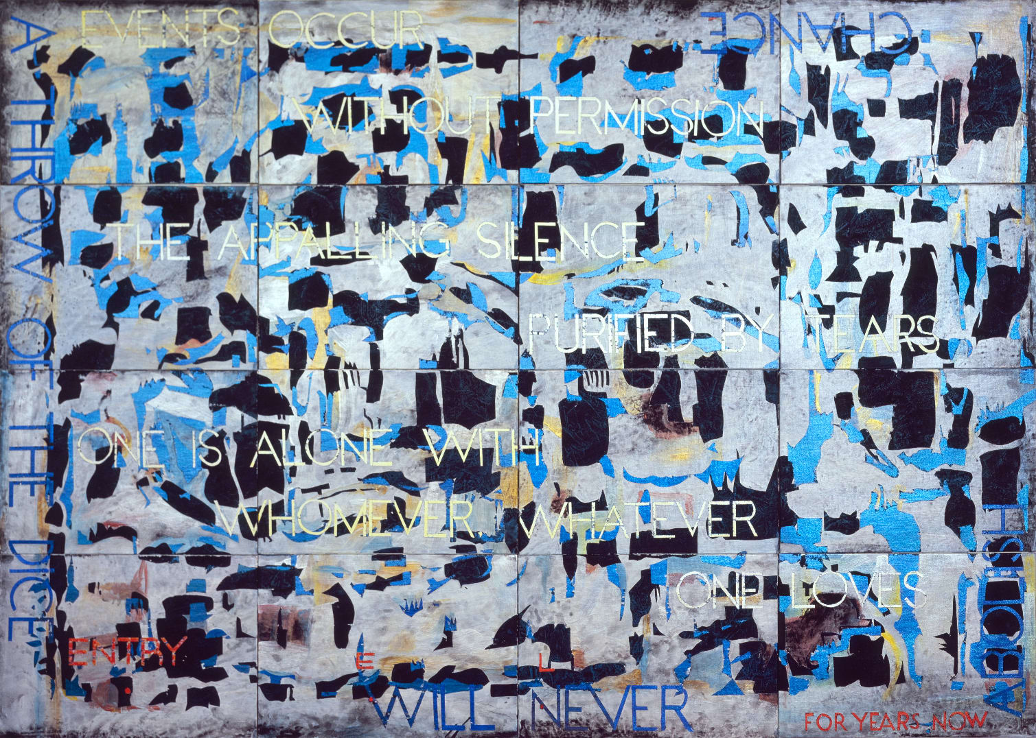 Imants Tillers, Nature Speaks: EL, 2013
