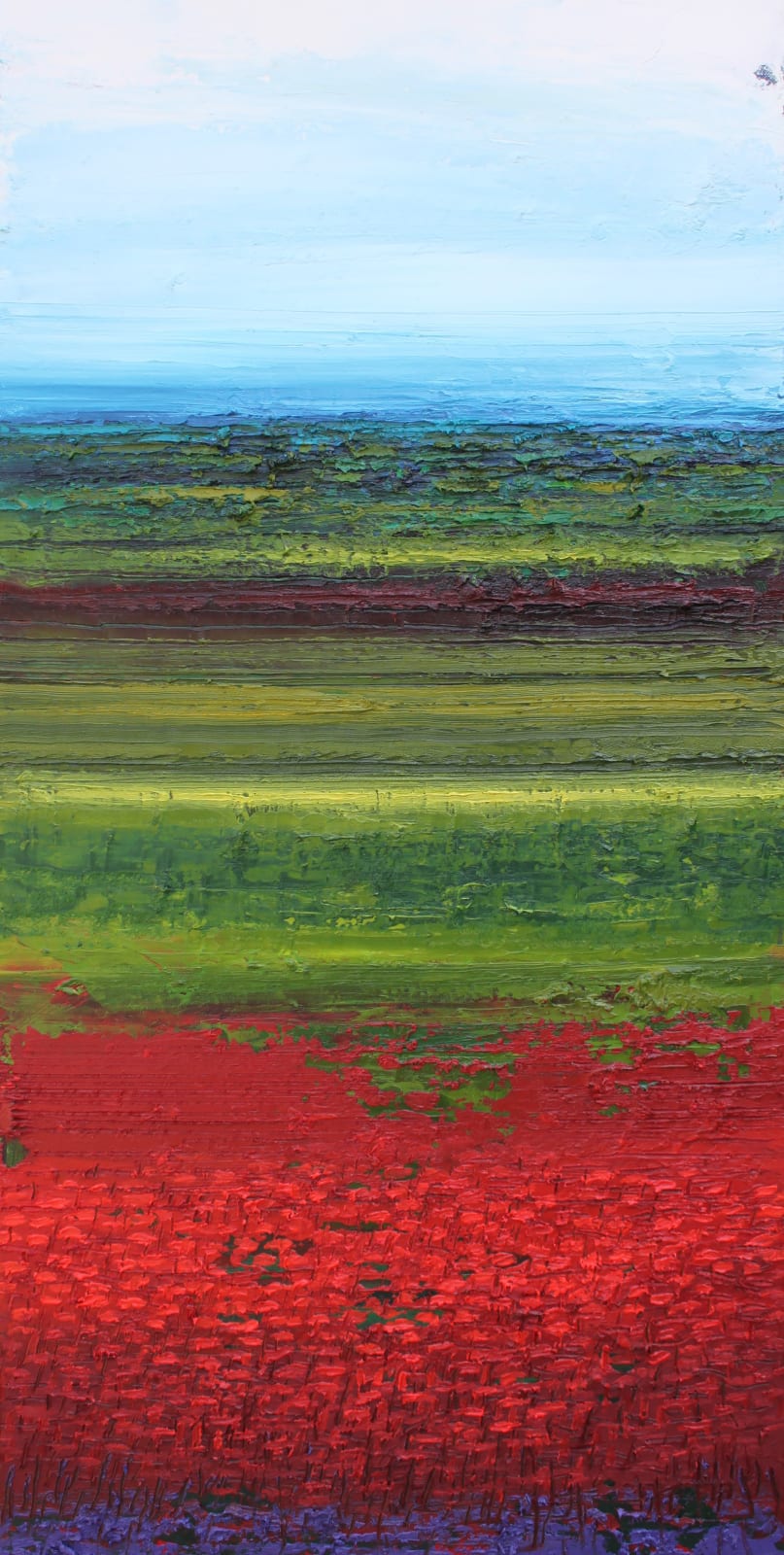 Patrick Grieve, Fading sight far off inlet and Sassafras farmland, 2019