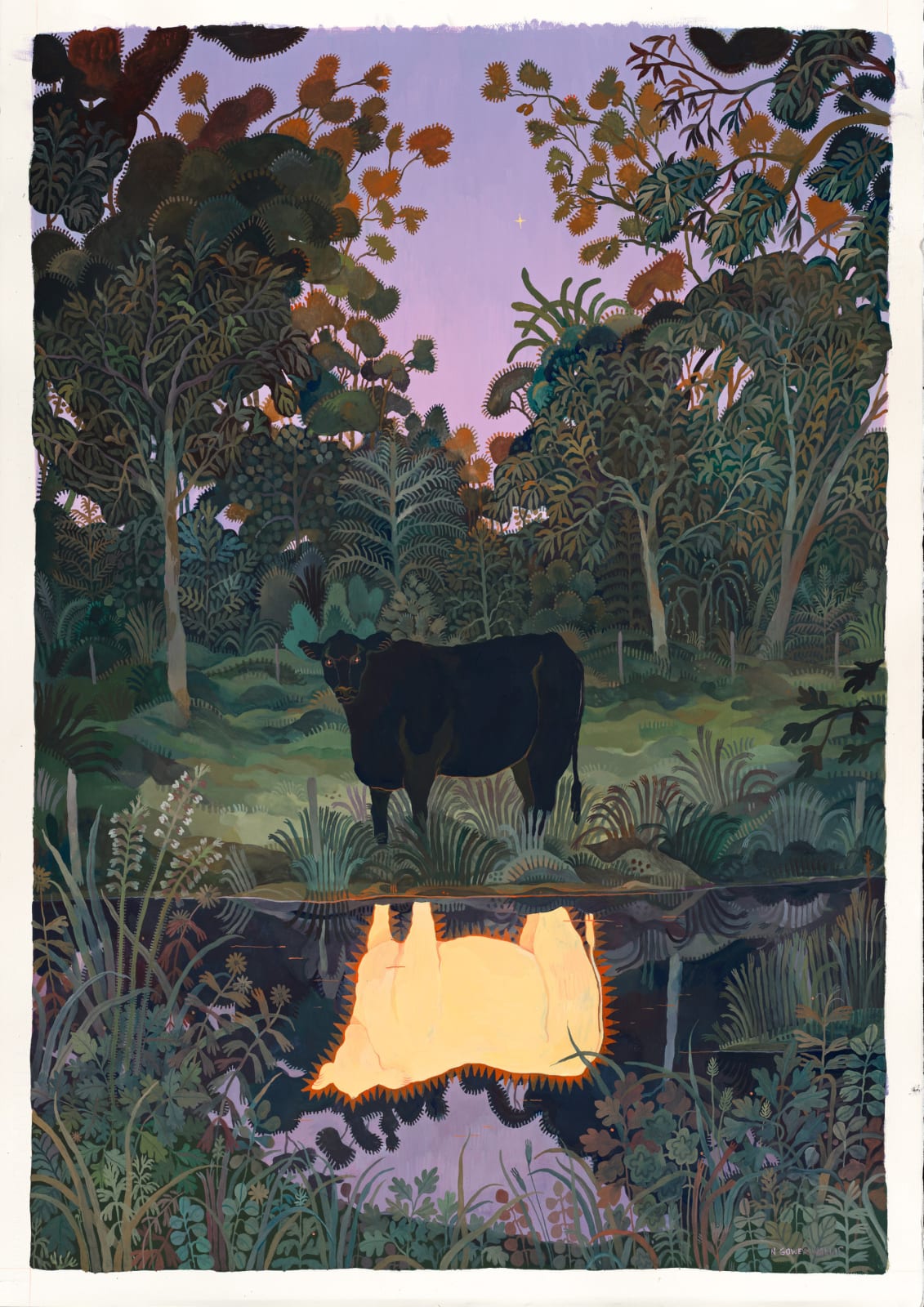 Nicola Gower Wallis, A Cow Shaped Hole in the Universe, 2023