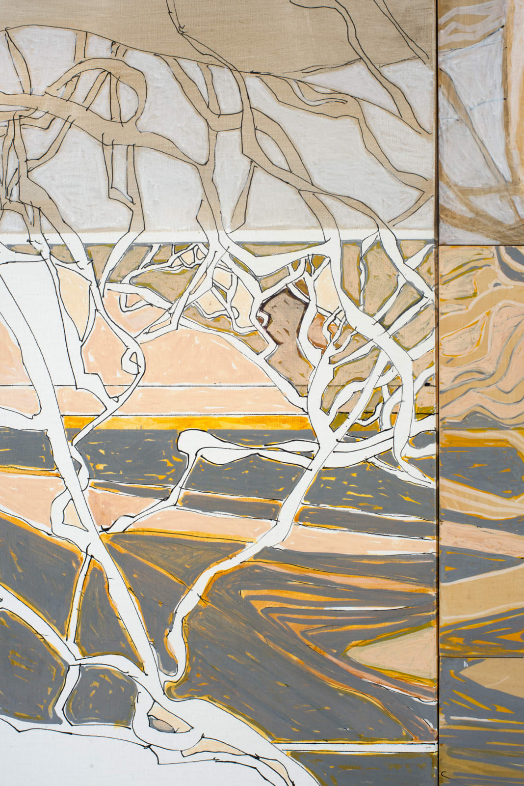 Caroline Rannersberger, Sienna Trees and Ocean , 2022