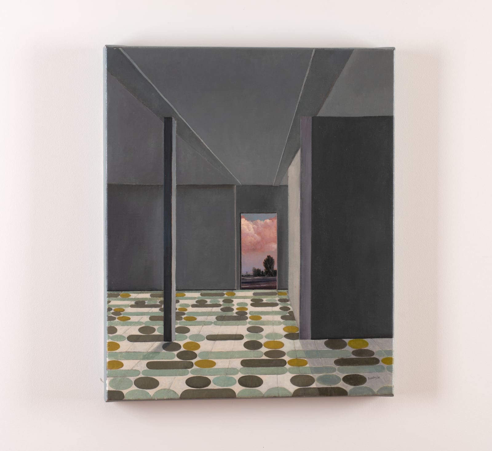 David Keeling, New carpet, empty room, 2020