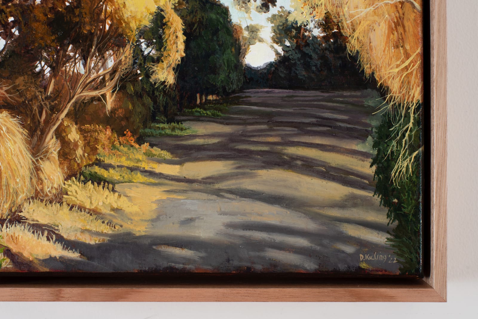 David Keeling, Up early along an old road, 2022