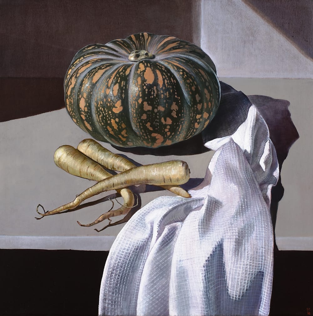 Stephanie Tabram, Pumpkin and parsnip, 2014