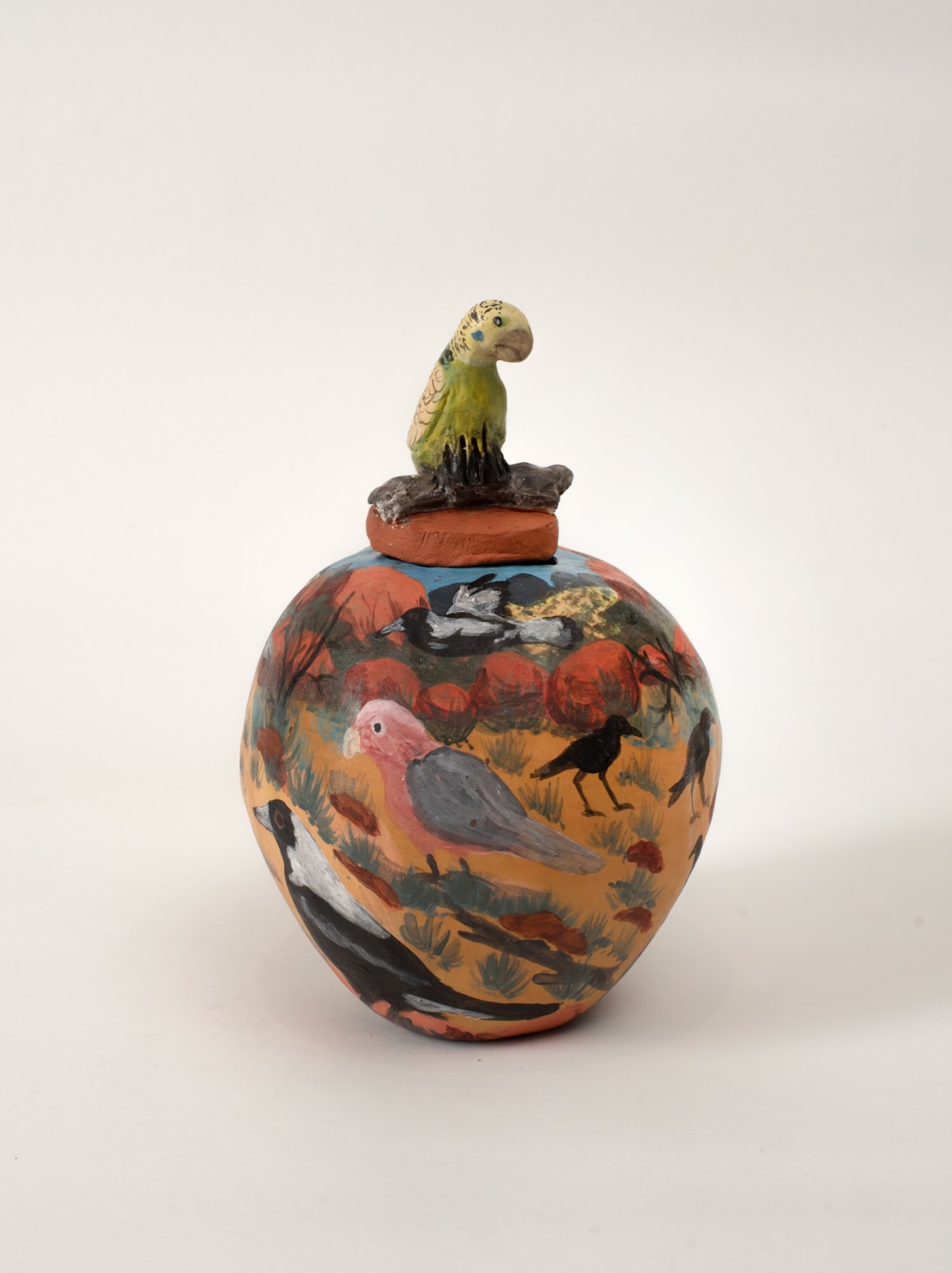 Judith Pungarta Inkamala, Thepa Mapa (big mob birds)/ Lyerrtjina (budgerigar), 2024