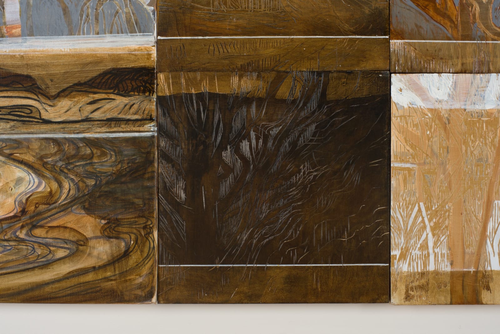 Caroline Rannersberger, Ochre Trees and Ocean , 2022