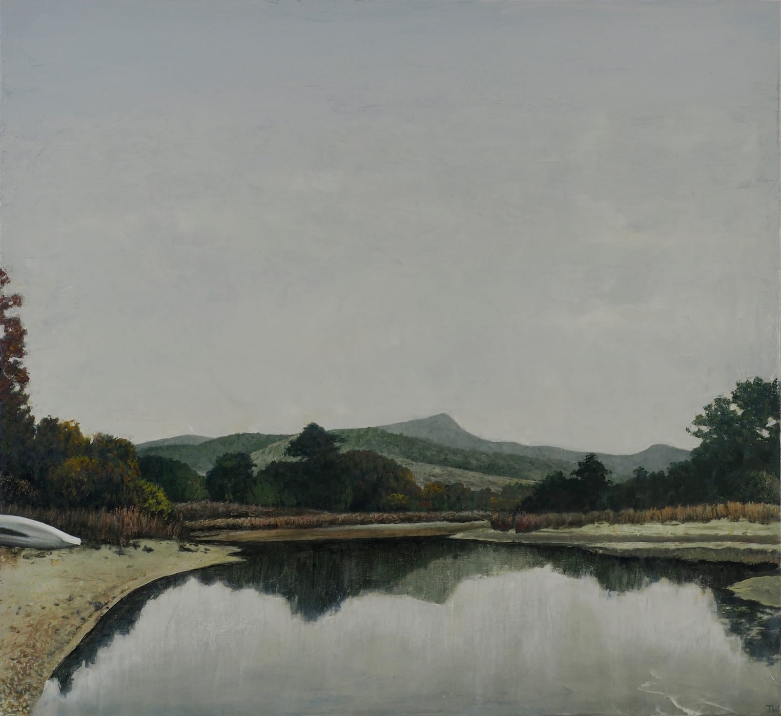 Thornton Walker, Lagoon with kayak, 2019