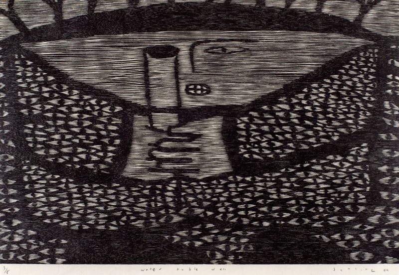 Michael Schlitz, Water table well, 2009